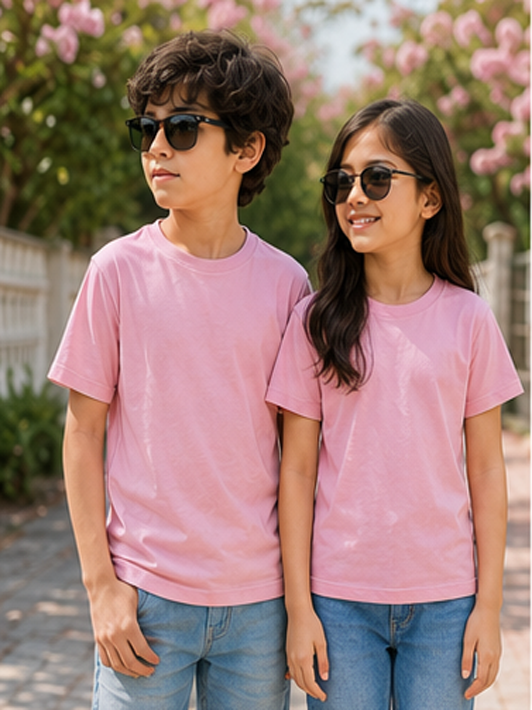 Kids Plain Regular Fit T-shirt – Soft Cotton, Built For Everyday Play