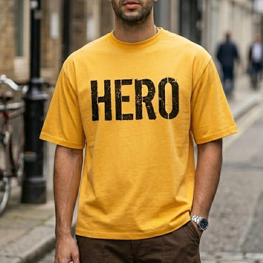 HERO Oversized T-Shirt Premium Indian Streetwear