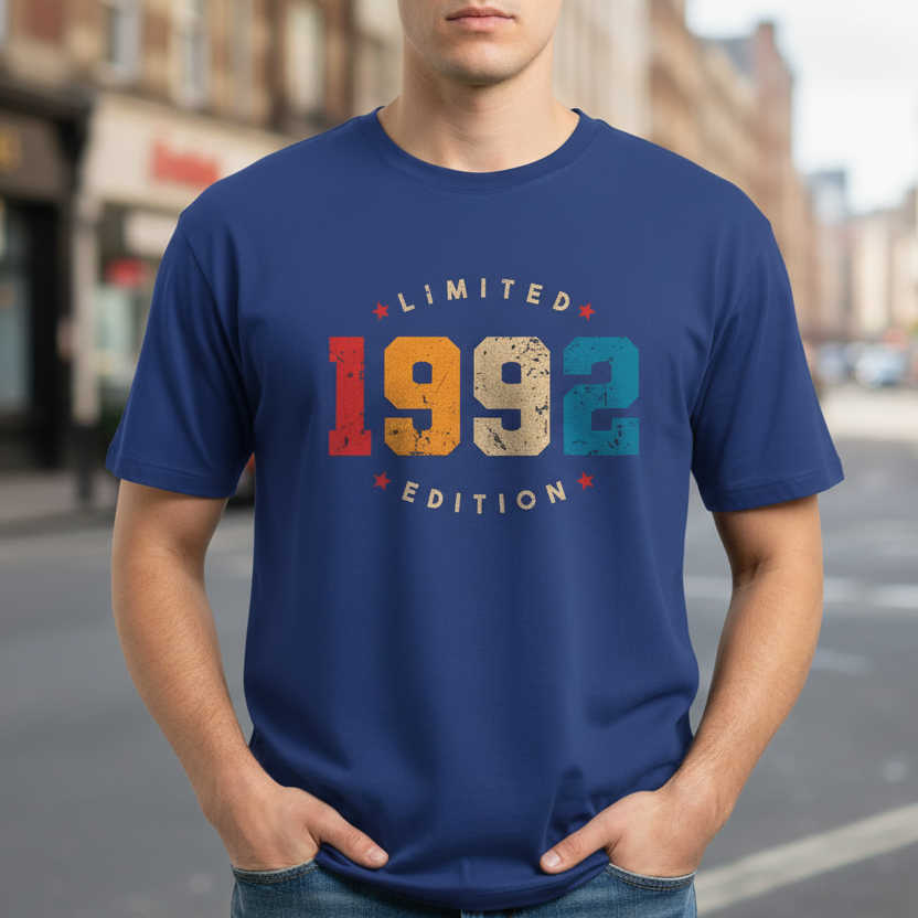 Limited 1992 Edition - Premium Printed T-shirt for Men