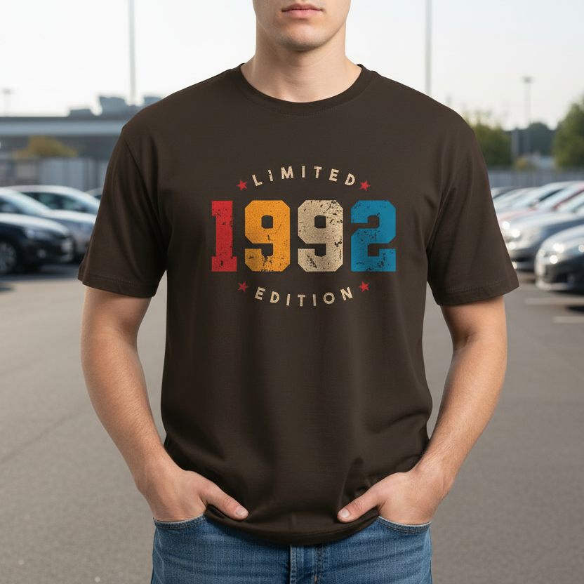 Limited 1992 Edition - Premium Printed T-shirt for Men