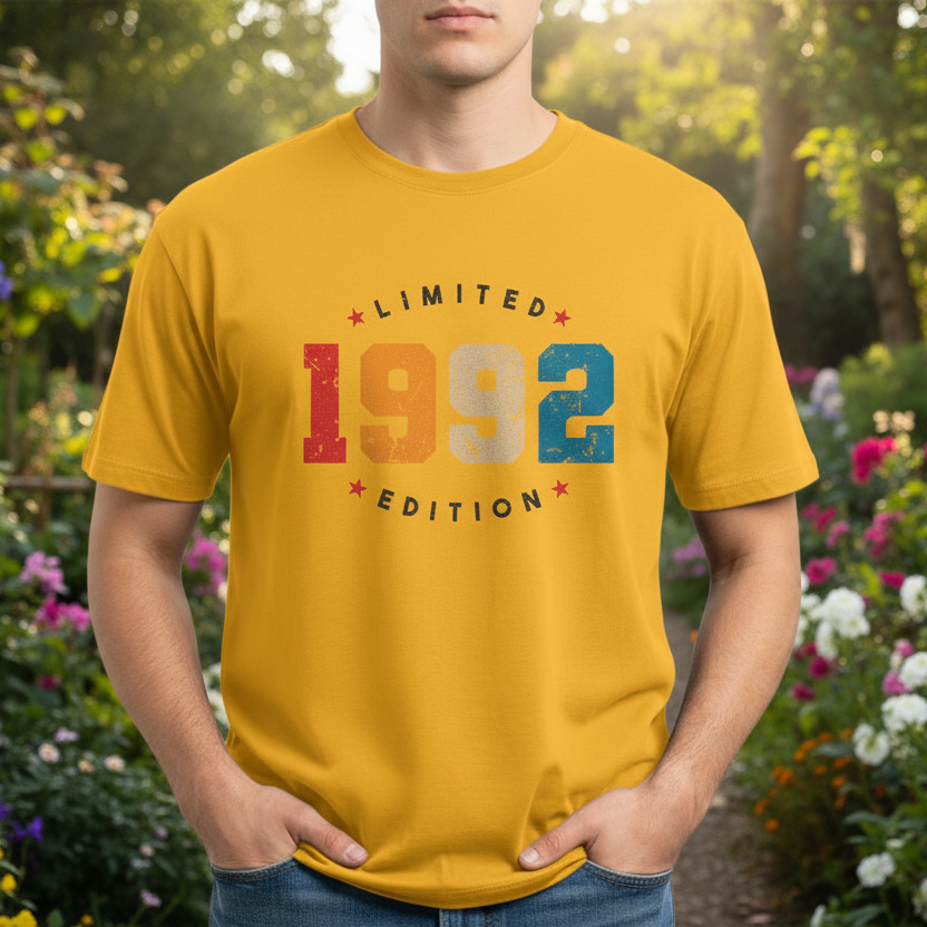 Limited 1992 Edition - Premium Printed T-shirt for Men