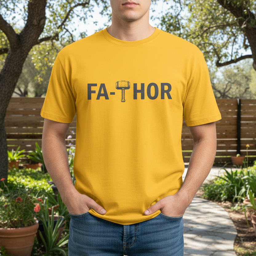 FATHOR T-Shirt - Funny Dad Tee for Father's Day