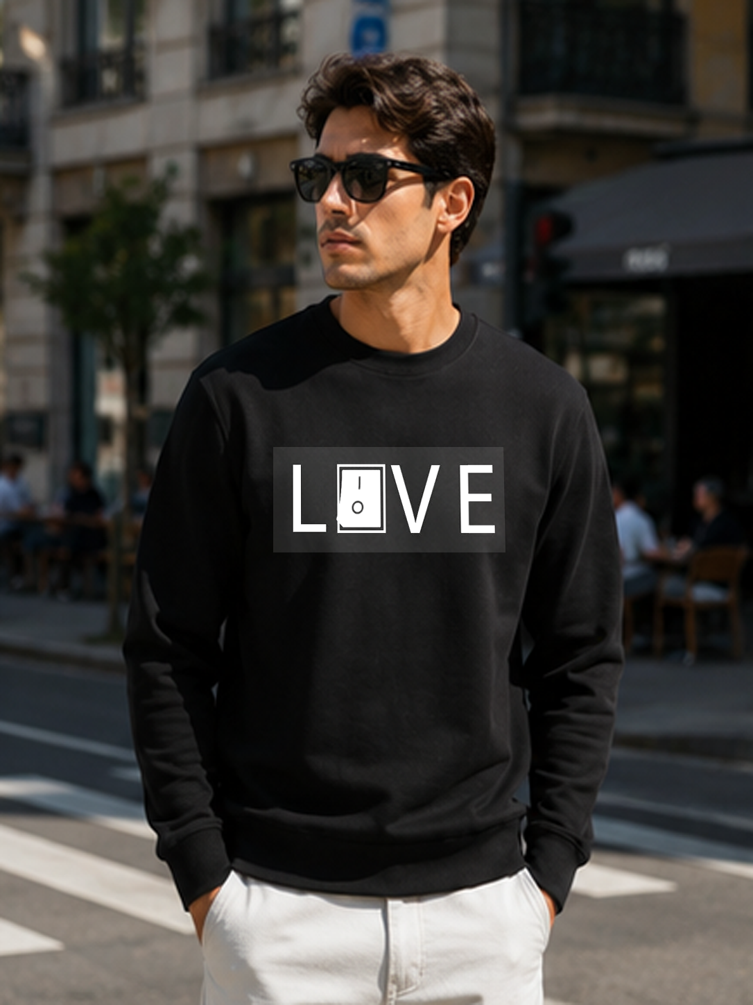 LOVE DTG Printed Regular Fit Sweatshirt – Lead With Love