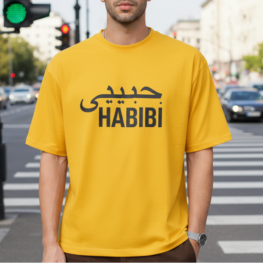 Habibi Cool & Trendy DTG Printed Oversized T-shirt