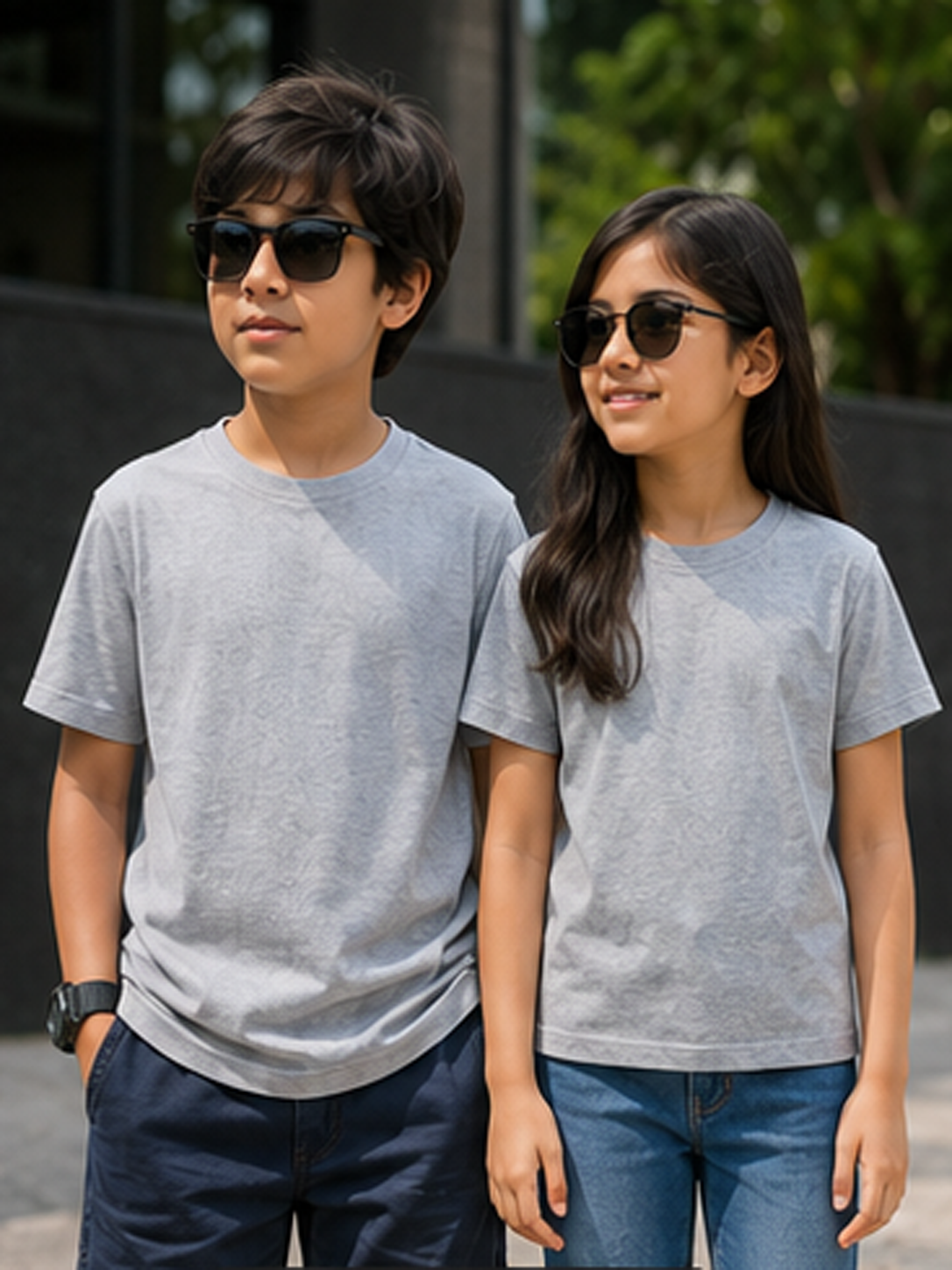 Kids Plain Regular Fit T-shirt – Soft Cotton, Built For Everyday Play