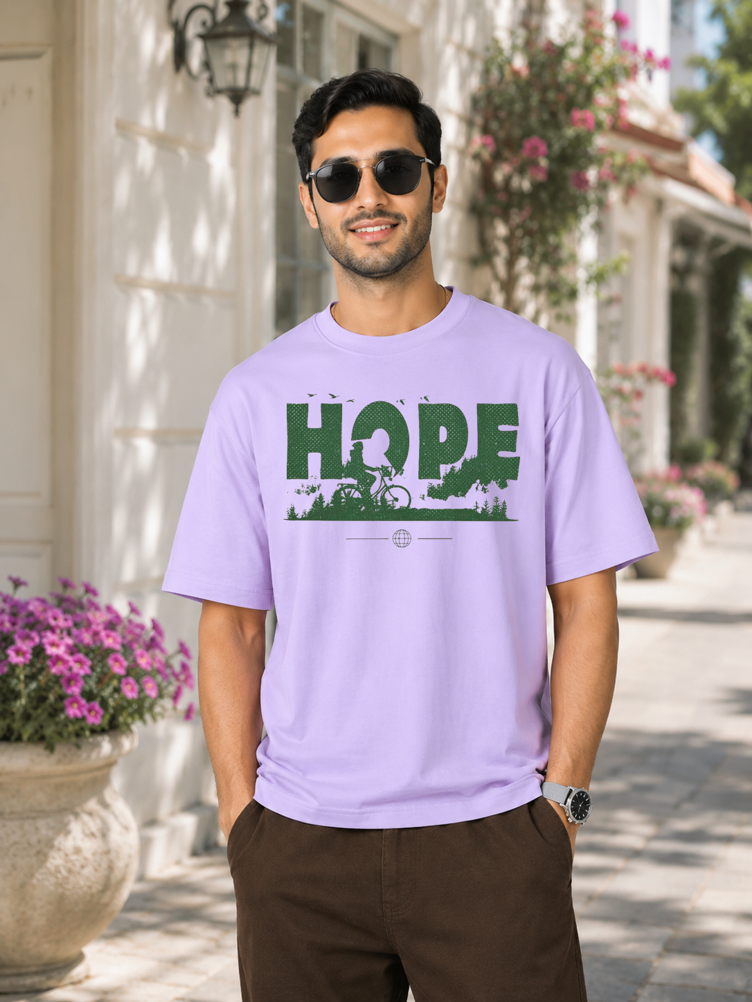 Hope Trendy DTG Printed Indian Oversized T-Shirt – Wear What The World Needs