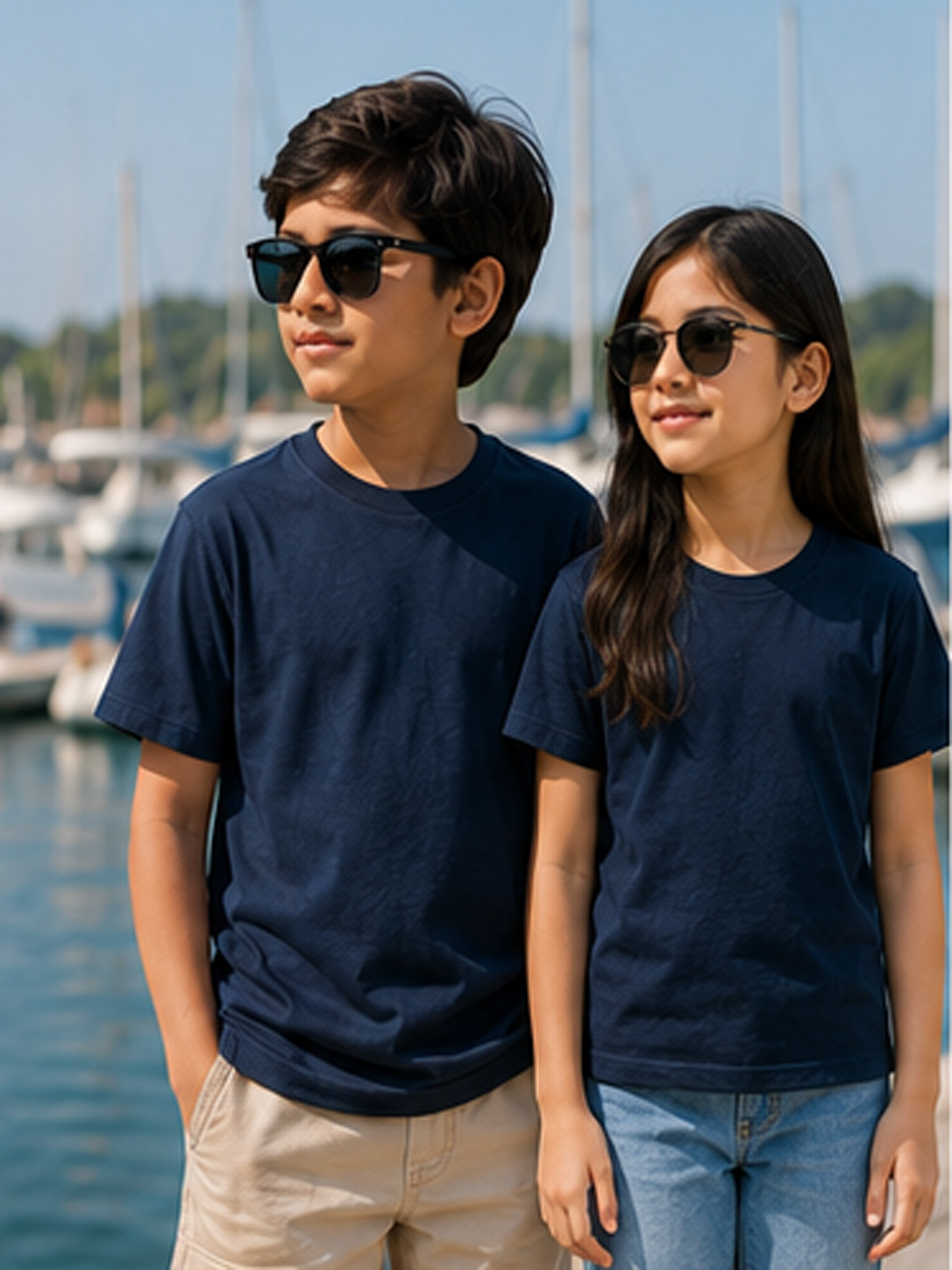 Kids Plain Regular Fit T-shirt – Soft Cotton, Built For Everyday Play