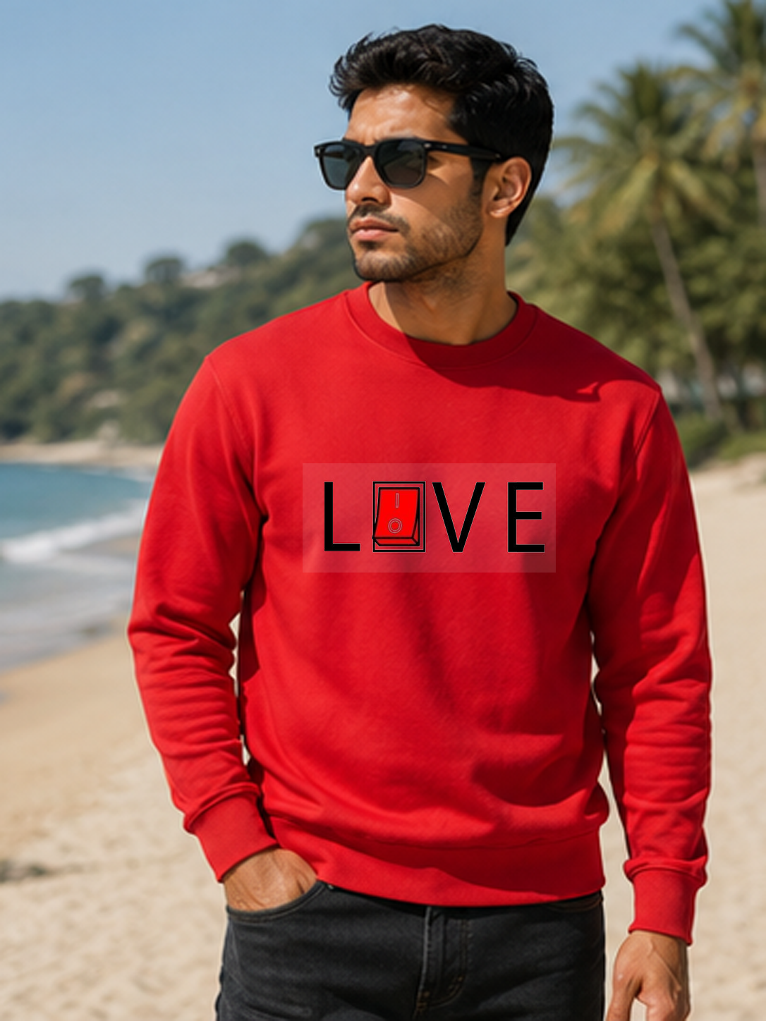LOVE DTG Printed Regular Fit Sweatshirt – Lead With Love