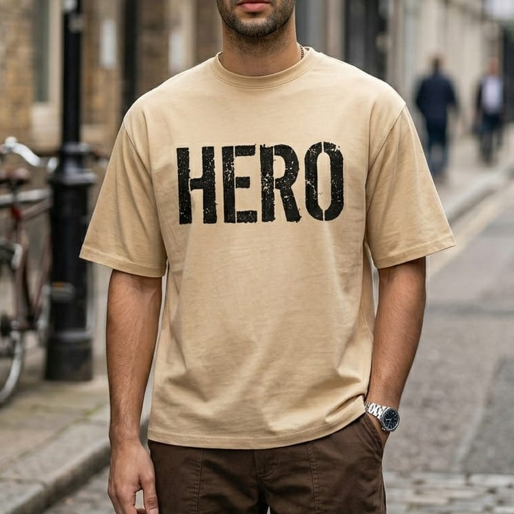 HERO Oversized T-Shirt Premium Indian Streetwear