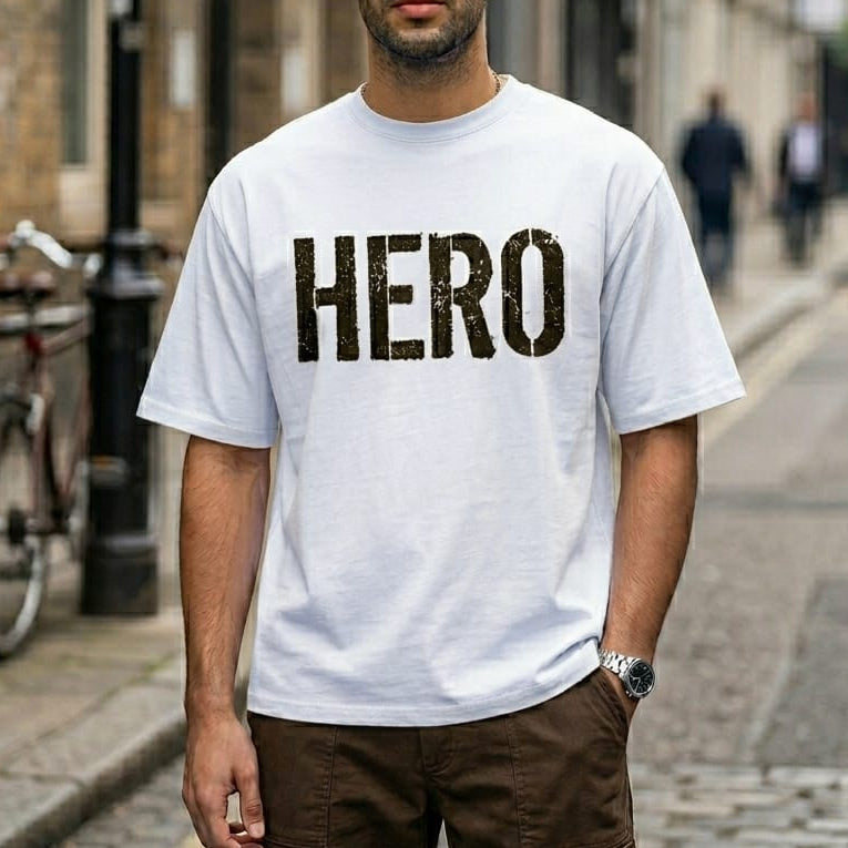 HERO Oversized T-Shirt Premium Indian Streetwear