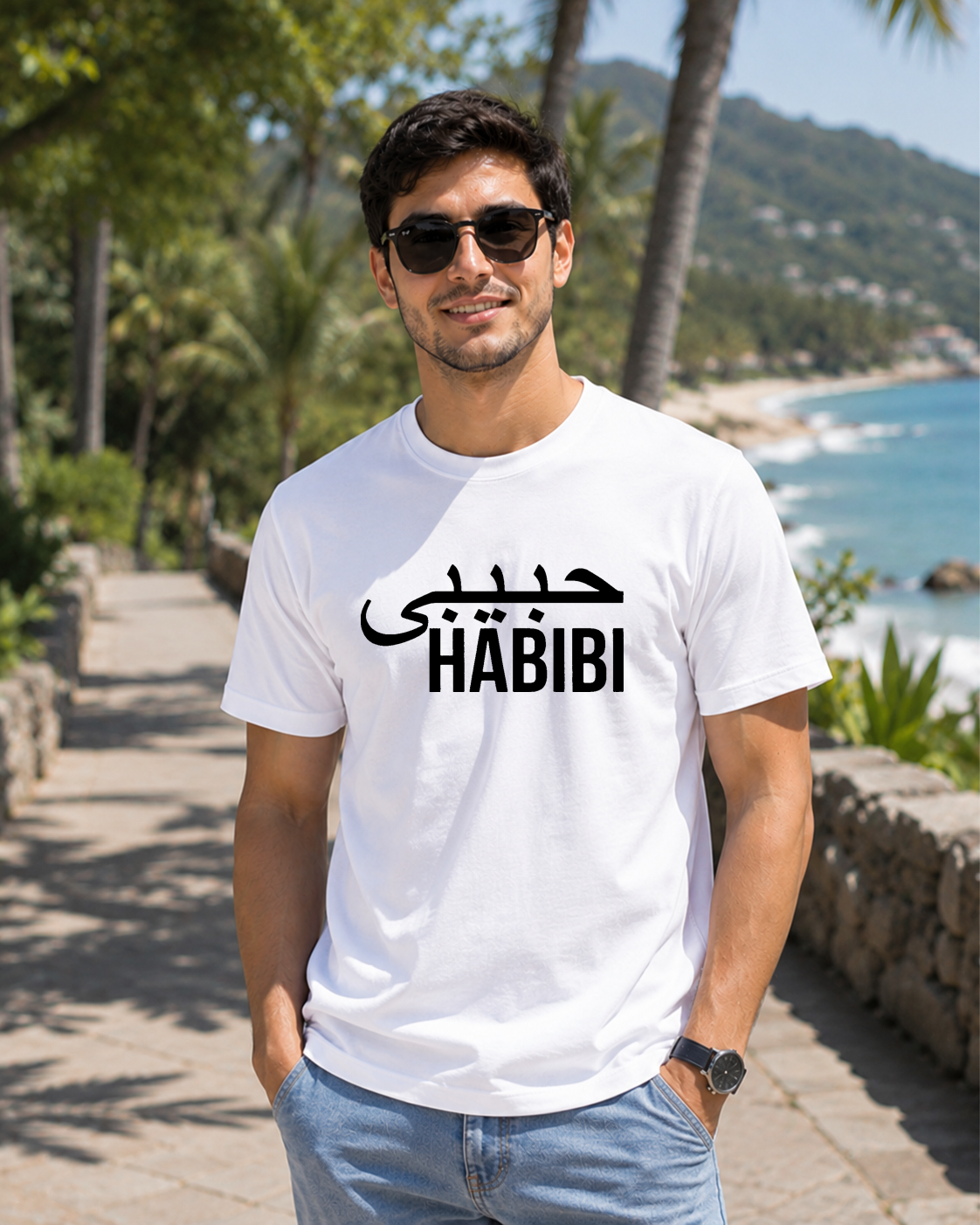 Limited Edition Habibi Trendy Supima T-Shirt – For The Ones You Call Habibi