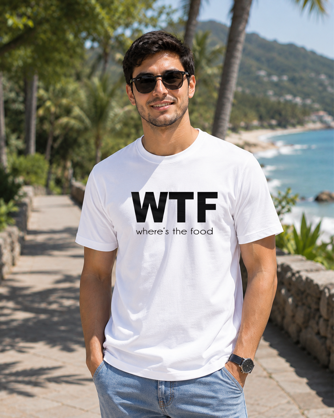 WTF Trendy DTG Printed Supima T-Shirt – When Words Aren’t Enough
