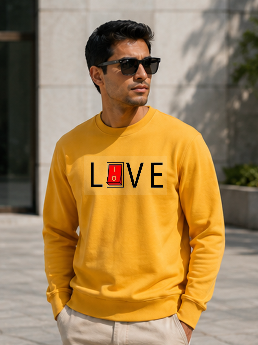 LOVE DTG Printed Regular Fit Sweatshirt – Lead With Love