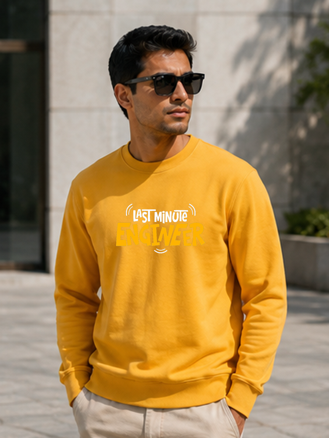 Last Minute Engineer DTG Printed Sweatshirt – Code, Coffee, Repeat